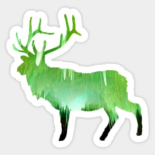 Space Reindeer Sticker